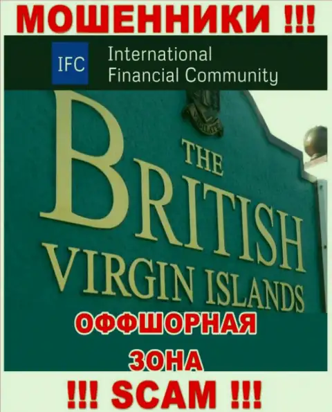 Юридическое место базирования WMIFC на территории - Британские Виргинские острова