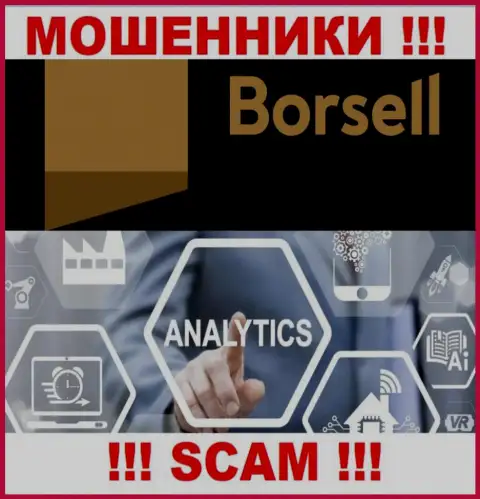 Мошенники Borsell, прокручивая делишки в сфере Analytics, дурачат наивных клиентов