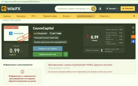 CauvoCapital Com - это ОБМАНЩИКИ и АФЕРИСТЫ ! Надувают и прикарманивают денежные активы (обзор)