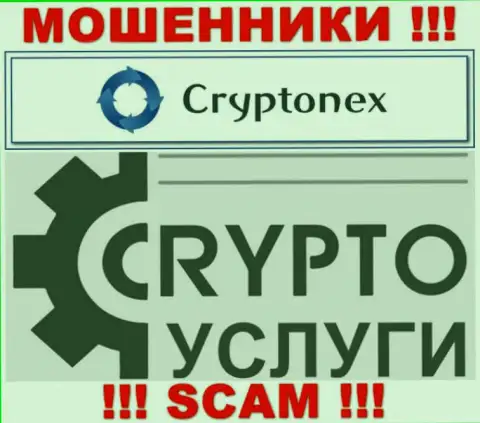Имея дело с CryptoNex, сфера деятельности которых Крипто услуги, можете остаться без своих денежных вложений