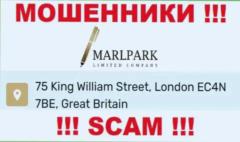 Адрес MarlparkLtd Com, представленный на их сайте - фейковый, будьте крайне осторожны !!!