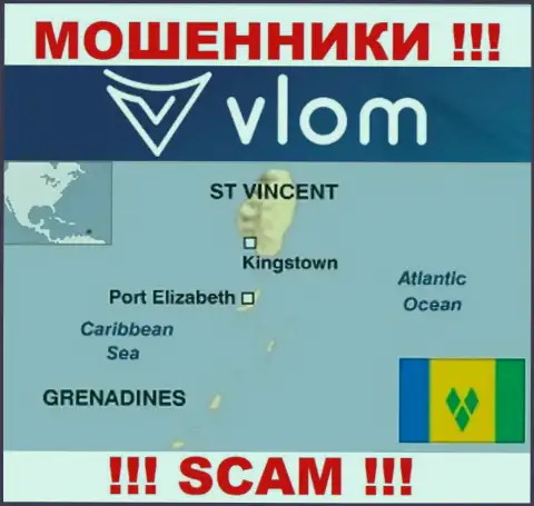 Влом Ком пустили свои корни на территории - Saint Vincent and the Grenadines, избегайте взаимодействия с ними