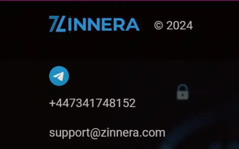Контактная информация компании Zinnera